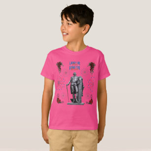 Camiseta Vermelho Branco Brilho rosa quente