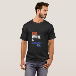 Camiseta Vermelho, Branco e Airelas