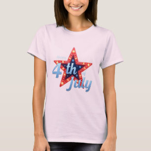 Camiseta Vermelho, Branco e Negrito: Coleção Patriótica de 