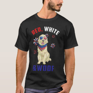 Camiseta Vermelho Branco e Ouro de Lã Recuperam Cachorro 4º