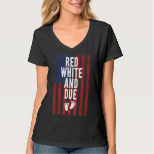 Camiseta Vermelho Branco E Vencido Dia da Independência 4 D