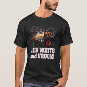Camiseta Vermelho Branco E Vroom - 4 De Julho