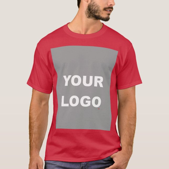 Camiseta Vermelho Cardeal Adicione Sua Foto De Imagem (Frente)