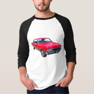 Camiseta Vermelho Chevy 1966 Chevelle SS 396