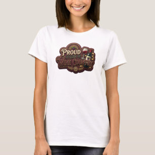 Camiseta Vermelho Clássico CIDADÃO ORGULHOSO DO PAÍS DO VIN