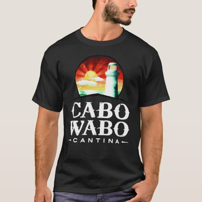 Camiseta Vermelho Clássico do Cabo wabo (Frente)