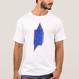 Camiseta Vermelho contra o azul