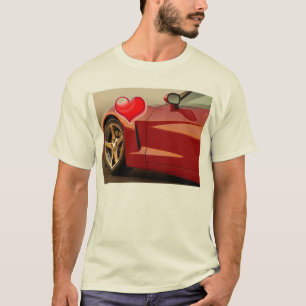 Camiseta Vermelho Corveta dos namorados