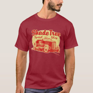 Camiseta Vermelho da loja da velocidade da árvore de