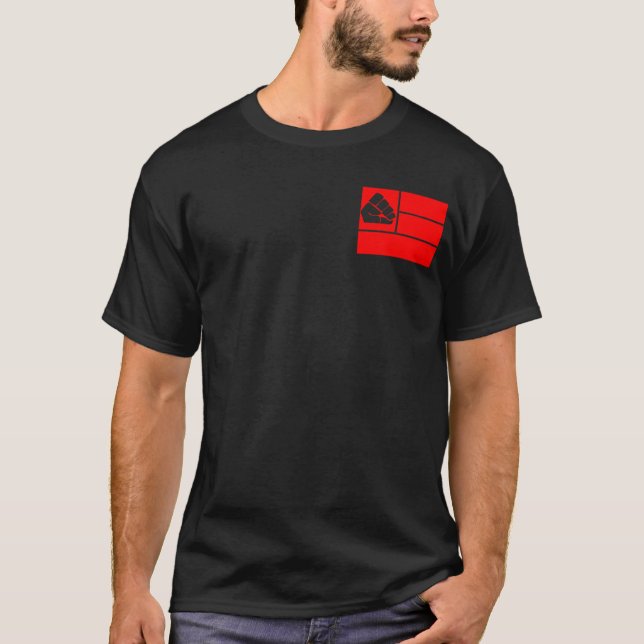 Camiseta Vermelho da nação do inimigo! (Frente)