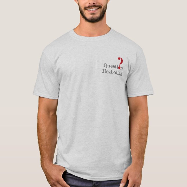 Camiseta Vermelho da pergunta (Frente)
