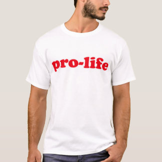 Camiseta Vermelho da Pro-Vida