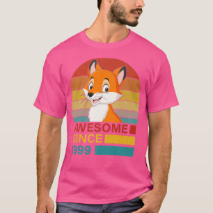 Camiseta Vermelho de 1999 Birthday Funny Vintage Vermelho d