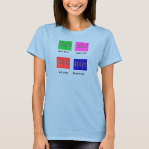 Camiseta vermelho de 2 croc