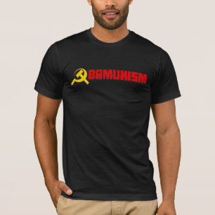 Camiseta Vermelho de Bumpersticker - de Obamunism
