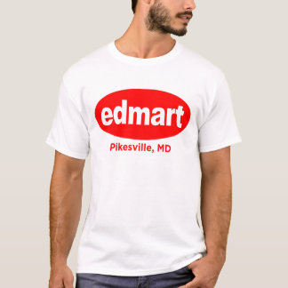 Camiseta Vermelho de Edmart no branco