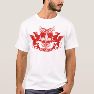 Camiseta Vermelho de Griffons do Trance