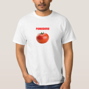 Camiseta Vermelho de tomate, pomodoro