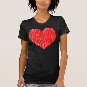 Camiseta - Vermelho dentro escrito