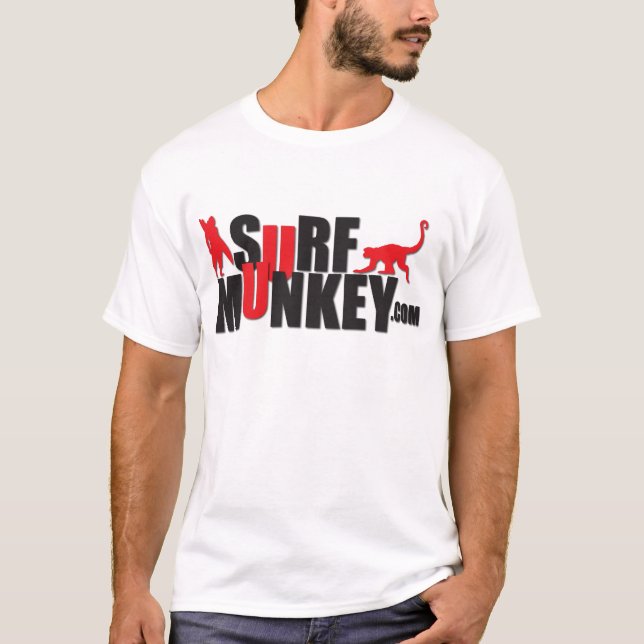 Camiseta Vermelho - design #2 do quadro de avisos de Munkey (Frente)