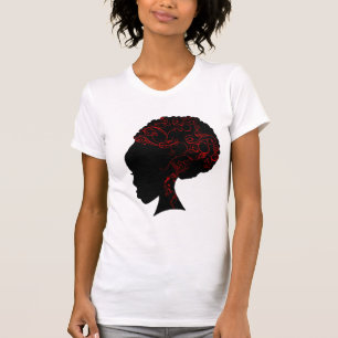 CAMISETA VERMELHO DO AFRO