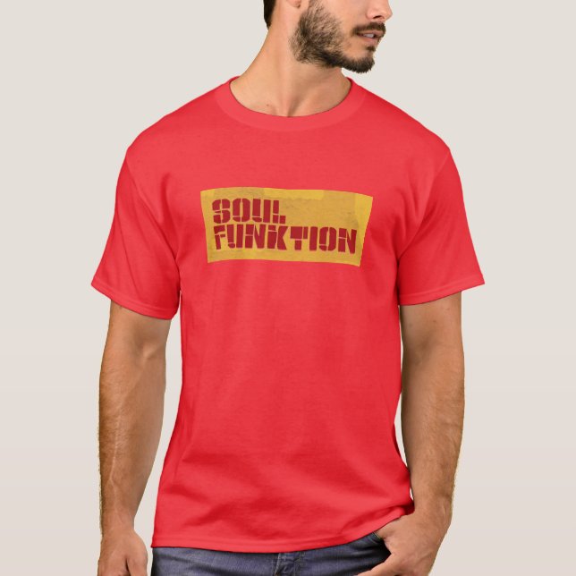 Camiseta Vermelho do bloco da ALMA FUNKTION (Frente)