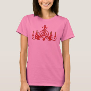 Camiseta Vermelho do candelabro - Tshirt