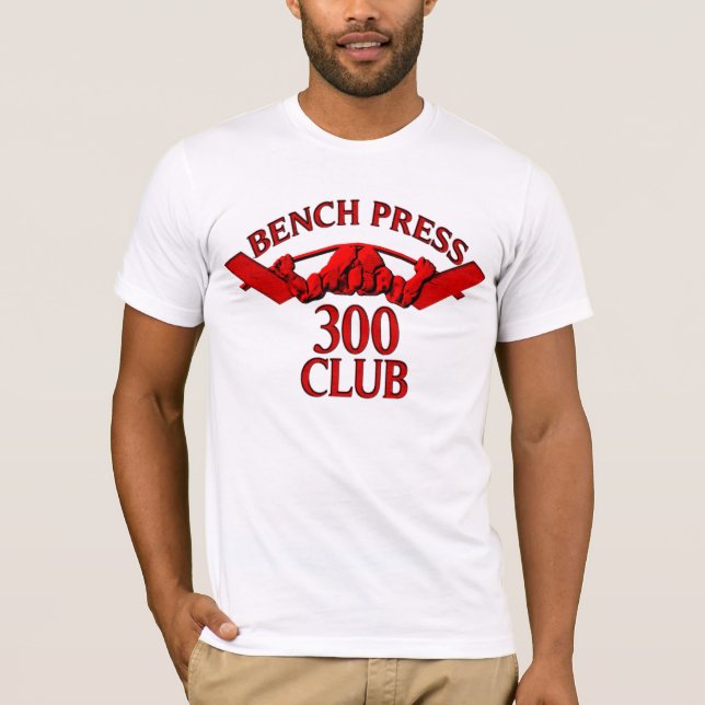 Camiseta Vermelho do clube da imprensa de banco 300 (Frente)