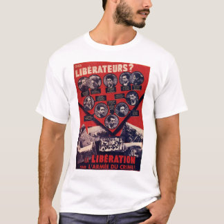Camiseta vermelho do l'affiche