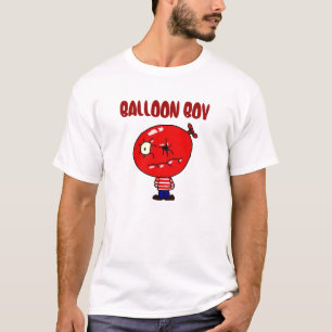 Camiseta Vermelho do menino do balão