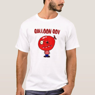 Camiseta Vermelho do menino do balão