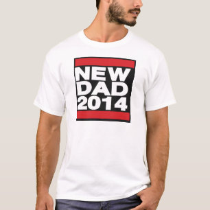 Camiseta Vermelho do novo papai 2014