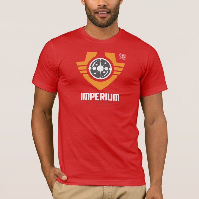 Camiseta Vermelho do oficial v3 do império (Frente)