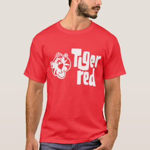 Camiseta Vermelho do tigre