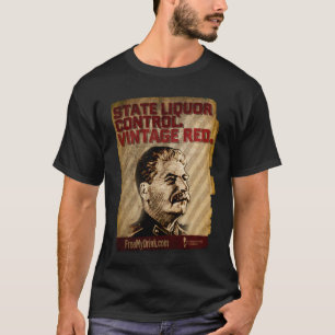 Camiseta Vermelho do vintage