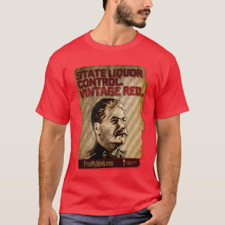 Camiseta Vermelho do vintage