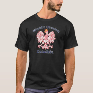 Camiseta Vermelho Eagle do Dziadziu do mundo o grande
