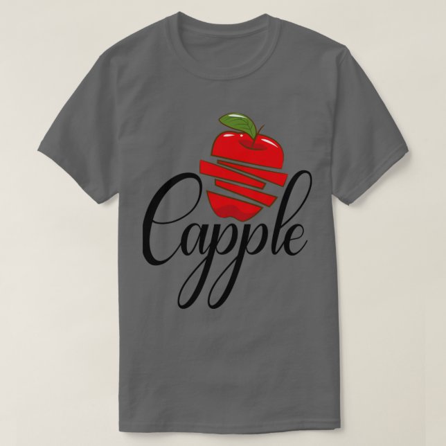 Camiseta Vermelho Eapple 3 (Frente do Design)