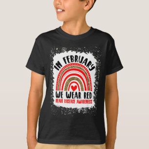 Camiseta Vermelho Em Fevereiro Usamos Vermelho Conscientiza