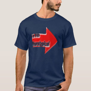 Camiseta Vermelho eu sou com t-shirt de Neurotypical