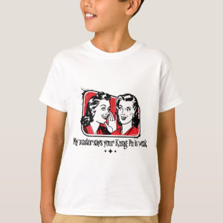 Camiseta Vermelho fraco de Kung-Fu
