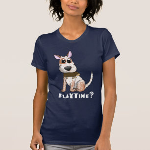 Camiseta Vermelho Heeler dos desenhos animados do Playtime