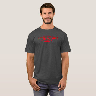 Camiseta Vermelho Não é Silencioso - Estética Escura de Rou
