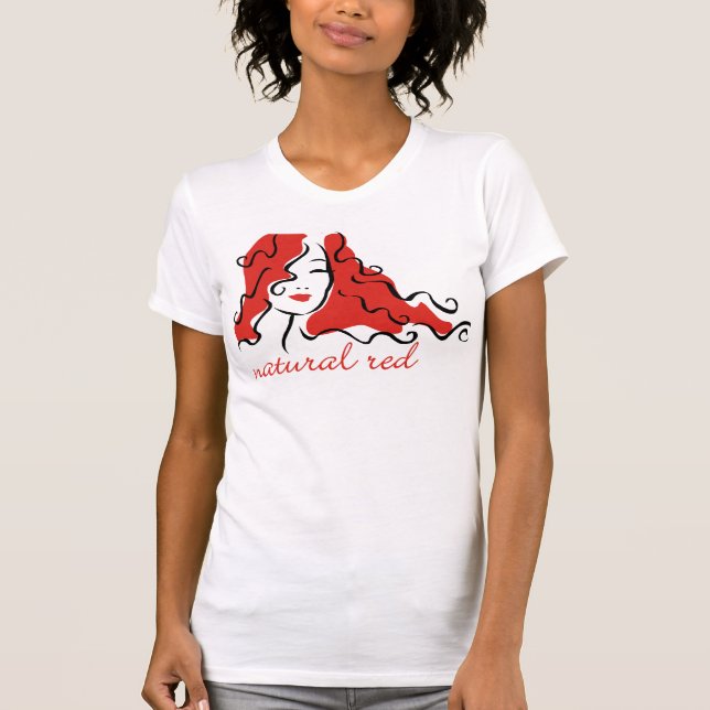 Camiseta Vermelho natural (Frente)