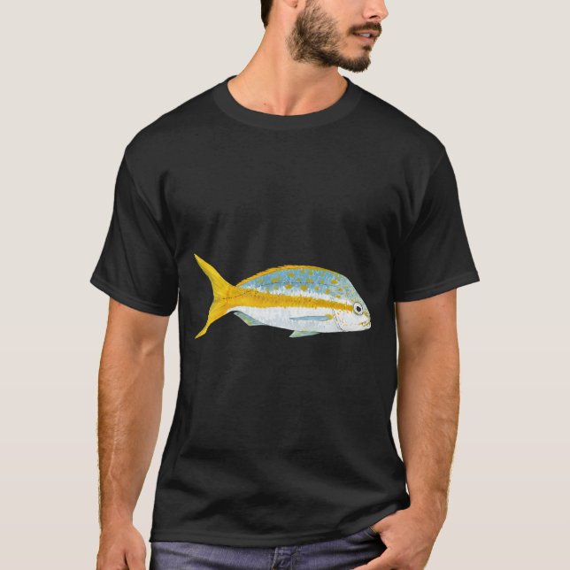 Camiseta VERMELHO-Ocyurus chrysurus (Frente)