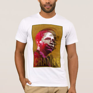 Camiseta Vermelho & ouro de Barack Obama Rasta