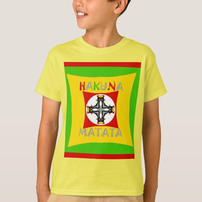 Camiseta Vermelho Ouro Vermelho de Massa Difundida Verde (Frente)