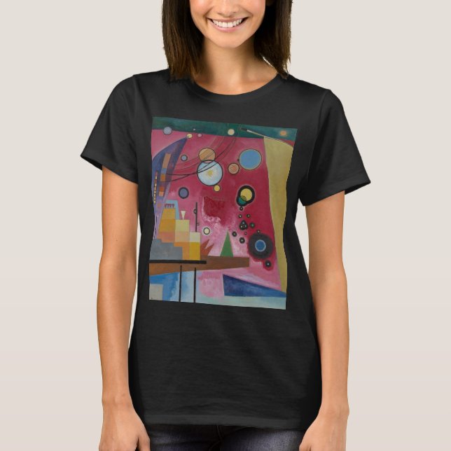 Camiseta Vermelho pesado por Wassily Kandinsky (Frente)