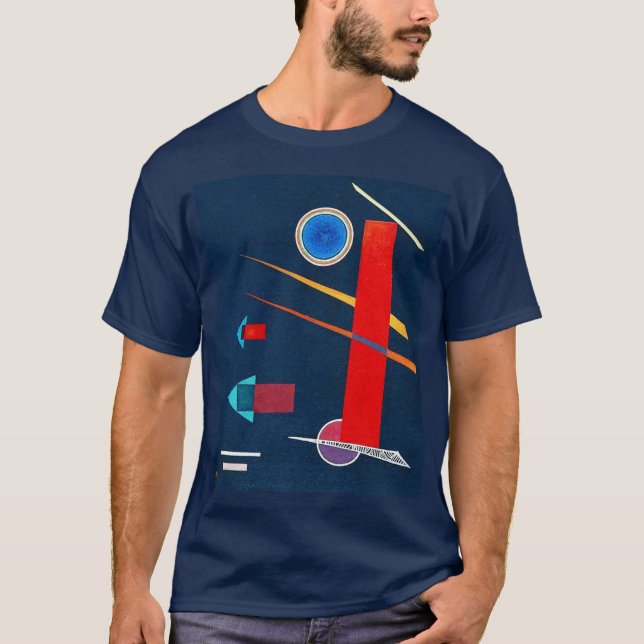 Camiseta Vermelho poderoso - Kandinsky (Frente)