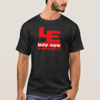 Vermelho preguiçoso do logotipo do olho